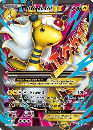 M Ampharos-EX 88/98 - Ancient Origins