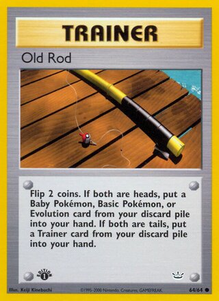 Old Rod 64/64 - Neo Revelation