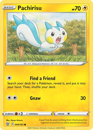 Pachirisu 049/163 - Battle Styles