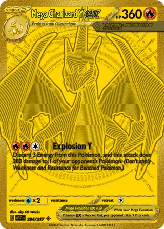 Mega Charizard Y ex 294/217 - Ascended Heroes