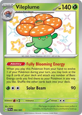 Vileplume 094/091 - Paldean Fates