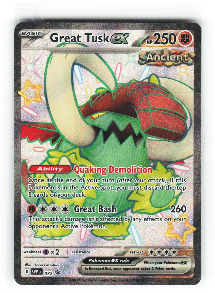 Great Tusk ex 072 - Scarlet & Violet Promos