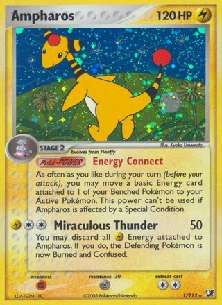 Ampharos 1/115 - Unseen Forces