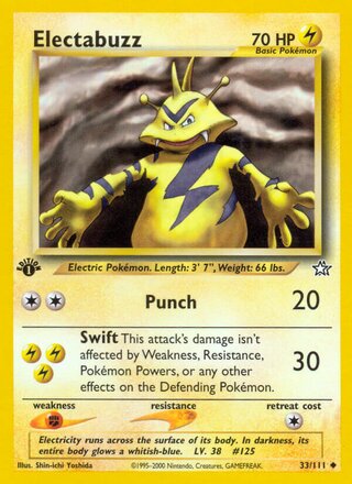 Electabuzz 33/111 - Neo Genesis
