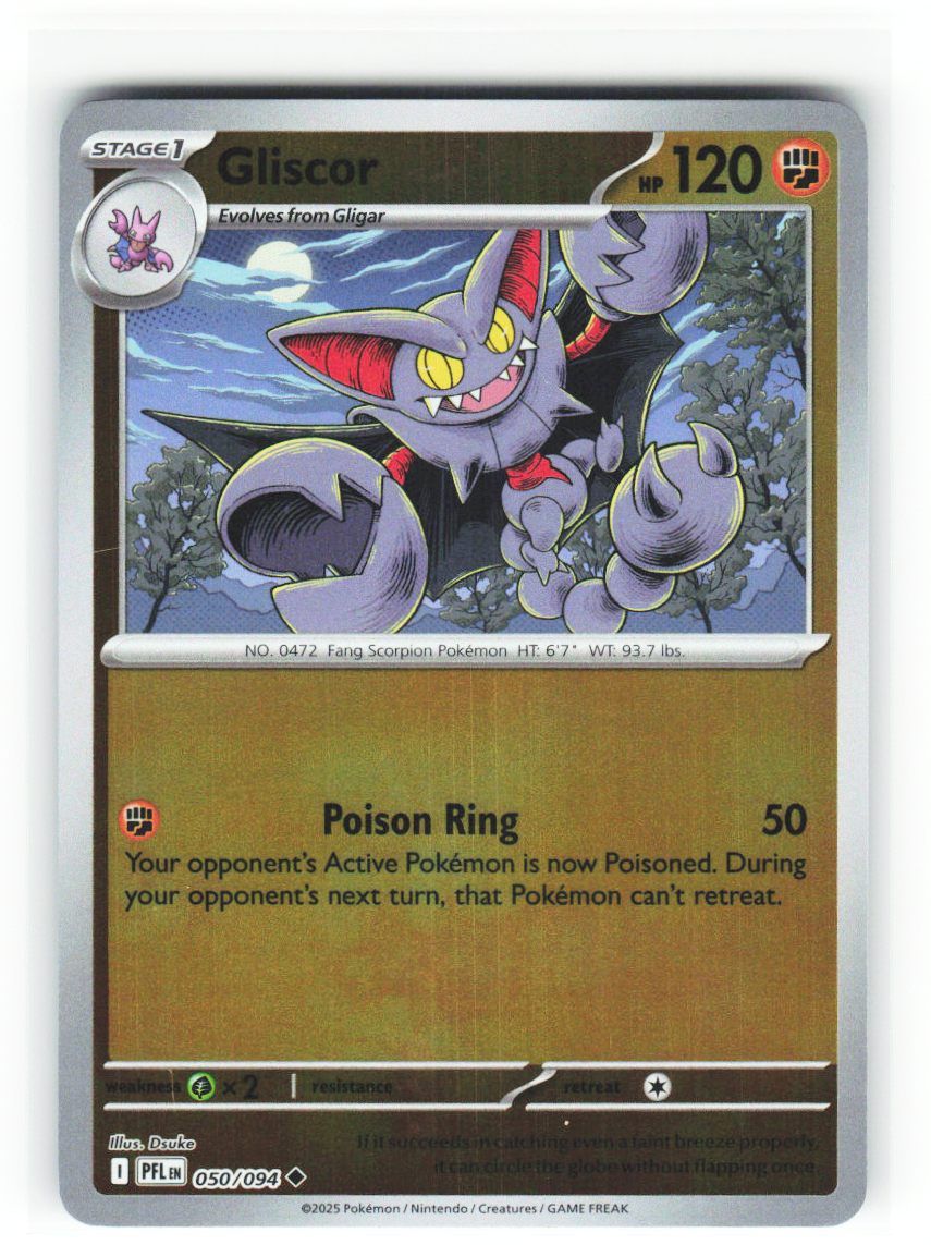 Gliscor 050/094 - Phantasmal Flames - NM (ID: 53133549842882) - front
