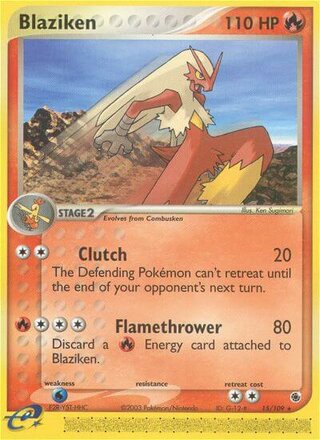 Blaziken 15/109 - Ruby & Sapphire