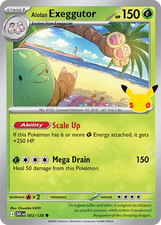 Alolan Exeggutor 002/128 - 30th Celebration