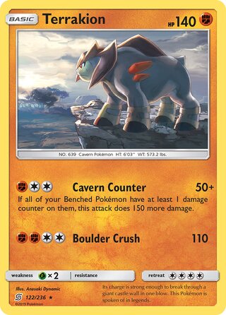 Terrakion 122/236 - Unified Minds