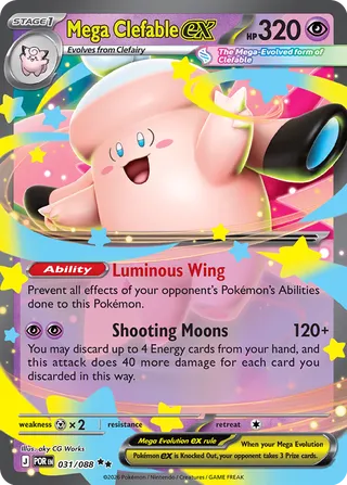 Mega Clefable ex 031/088 - Perfect Order