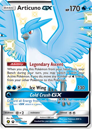 Articuno-GX SV54/SV94 - Hidden Fates