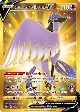 Galarian Articuno V 181/172 - Brilliant Stars