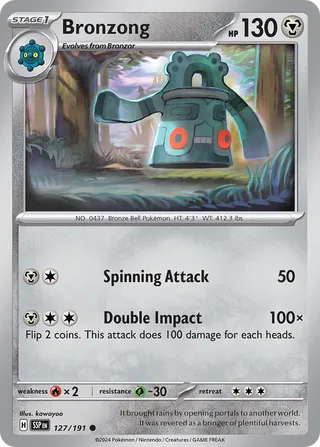Bronzong 127/191 - Surging Sparks