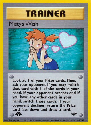 Misty's Wish 108/132 - Gym Heroes