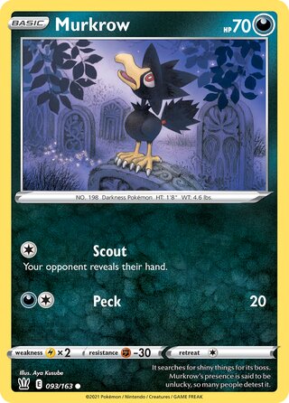 Murkrow 093/163 - Battle Styles