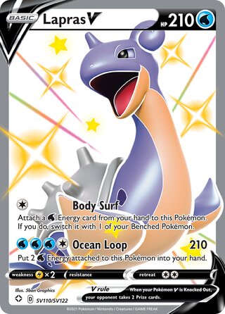 Lapras V SV110/SV122 - Shining Fates