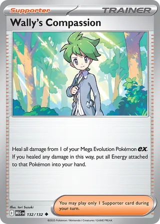 Wally's Compassion 132/132 - Mega Evolution Base