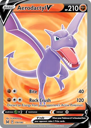 Aerodactyl V 179/196 - Lost Origin