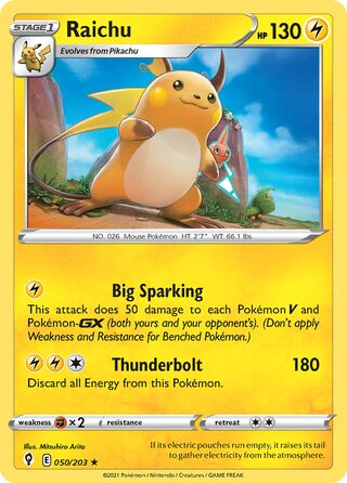 Raichu 050/203 - Evolving Skies