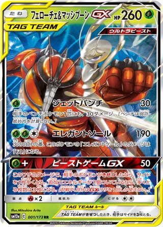 Pheromosa And Buzzwole gx Tag All Stars 001/173