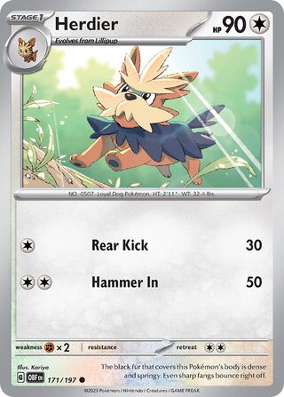 Herdier 171/197 - Obsidian Flames
