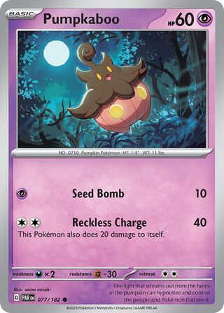 Pumpkaboo 077/182 - Paradox Rift