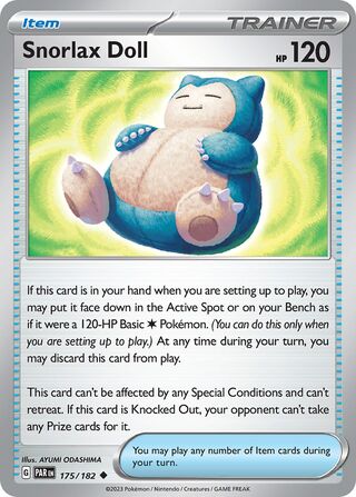 Snorlax Doll 175/182 - Paradox Rift