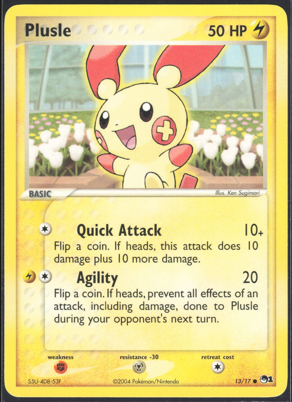 Plusle 013/017 - POP Series 1
