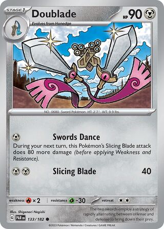 Doublade 133/182 - Paradox Rift