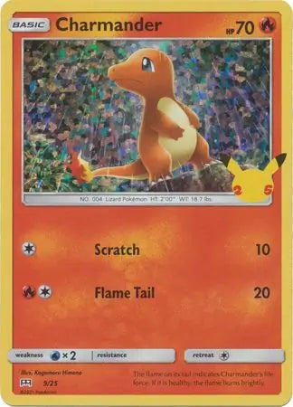 Charmander Holo 9 - Mcdonald's 25th Anniversary