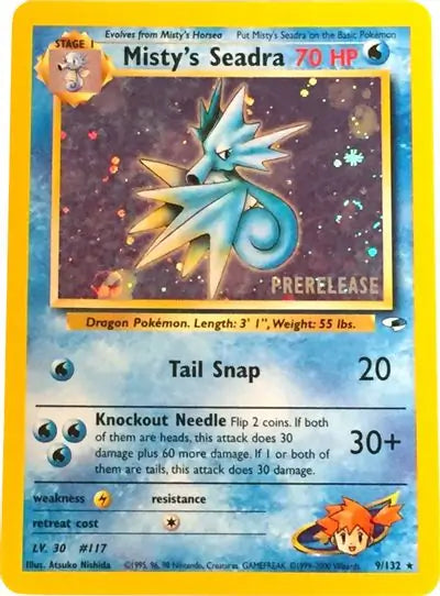 Misty's Seadra Prerelease 9 - WOTC Promo