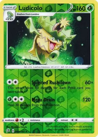 Ludicolo 009/192 - Rebel Clash
