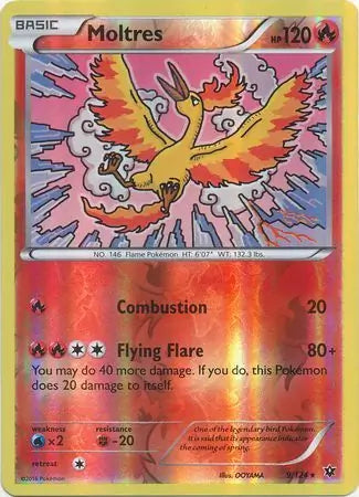 Moltres 9/124 - Fates Collide
