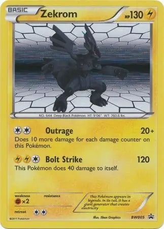 Zekrom BW005 - Black and White Promos