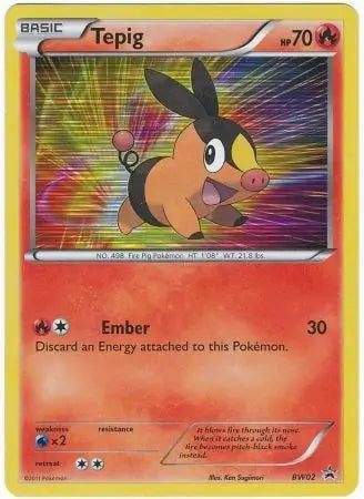 Tepig BW02 - Black and White Promos