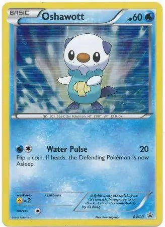 Oshawott BW03 - Black and White Promos