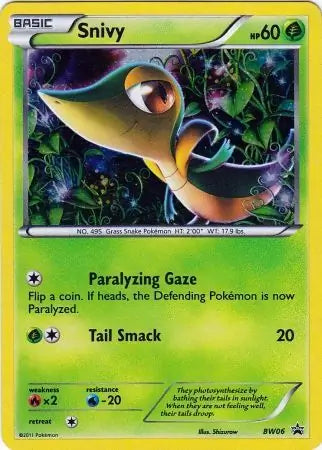 Snivy BW06 - Black and White Promos
