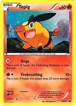 Tepig BW07 - Black and White Promos
