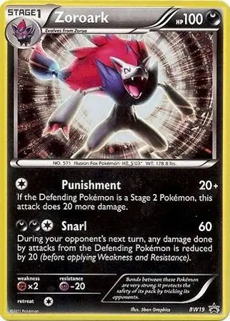 Zoroark BW19 - Black and White Promos