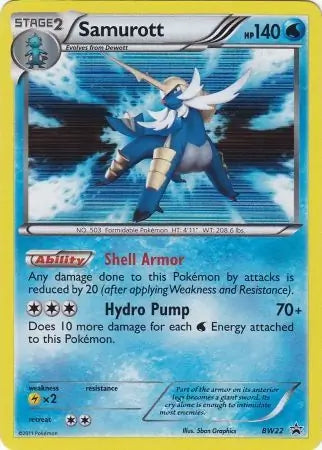 Samurott BW22 - Black and White Promos