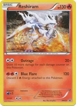 Reshiram BW23 - Black and White Promos