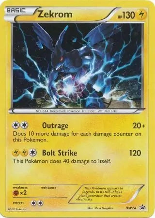 Zekrom BW24 - Black and White Promos