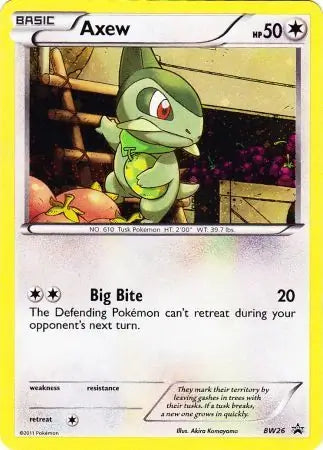 Axew BW26 - Black and White Promos