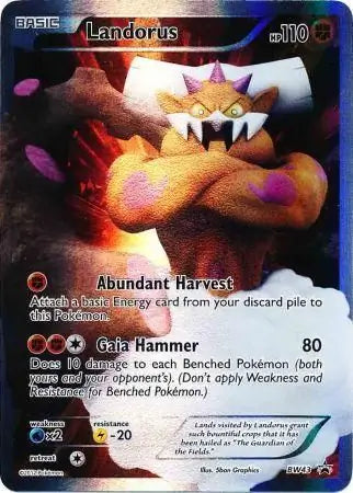 Landorus BW43 - Black and White Promos
