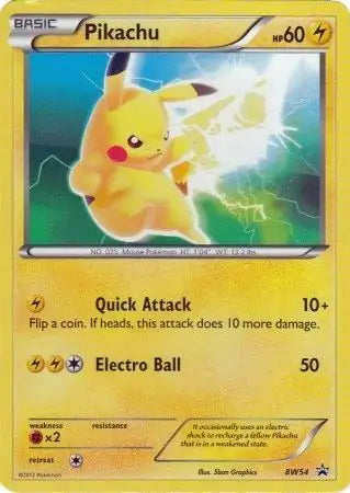 Pikachu BW54 - Black and White Promos