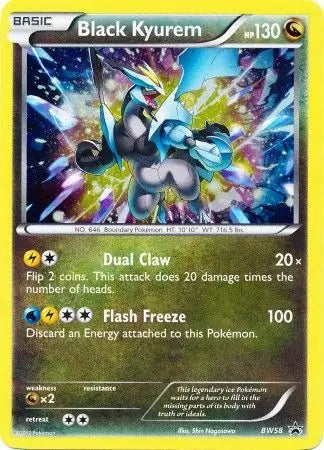 Black Kyurem BW58 - Black and White Promos