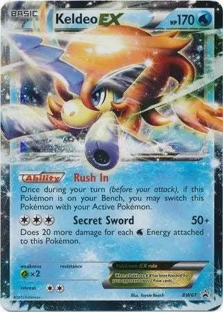Keldeo EX BW61 - Black and White Promos