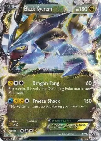 Black Kyurem EX BW62 - Black and White Promos