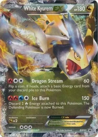 White Kyurem EX BW63 - Black and White Promos
