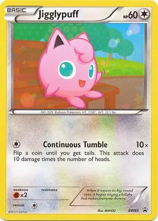 Jigglypuff BW65 - Black and White Promos