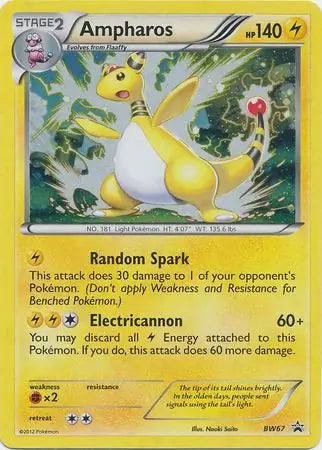 Ampharos BW67 - Black and White Promos